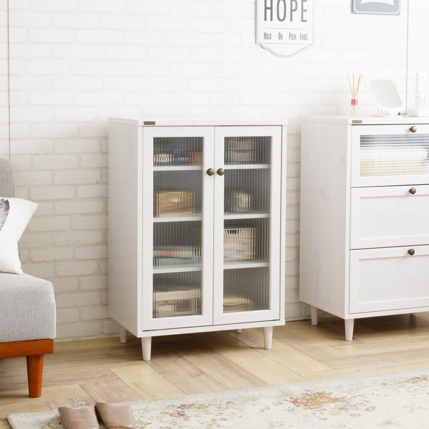 木目調エレガントキャビネットの商品写真