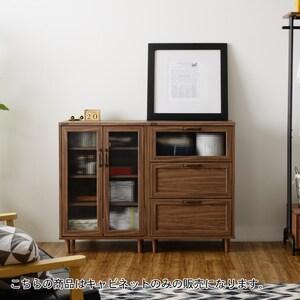 木目調キャビネットの商品写真