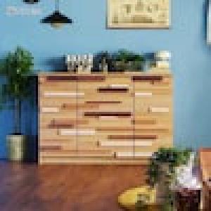 ミックス樹種のサイドボードの商品写真