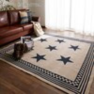 スターデザインの洗えるラグ[日本製]の商品写真