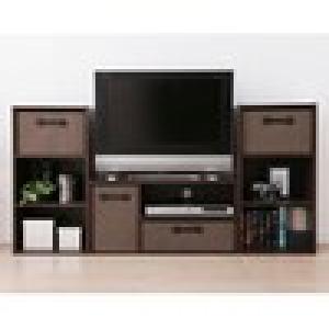 木目調ラック・テレビ台に合う収納ボックスの商品写真