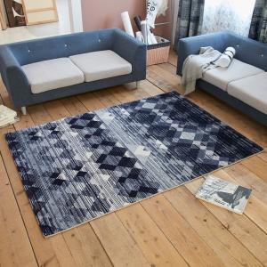 幾何学グラデーションのスペイン製ウィルトンラグの商品写真