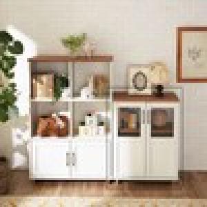 フレンチカントリー風のキャビネットの商品写真