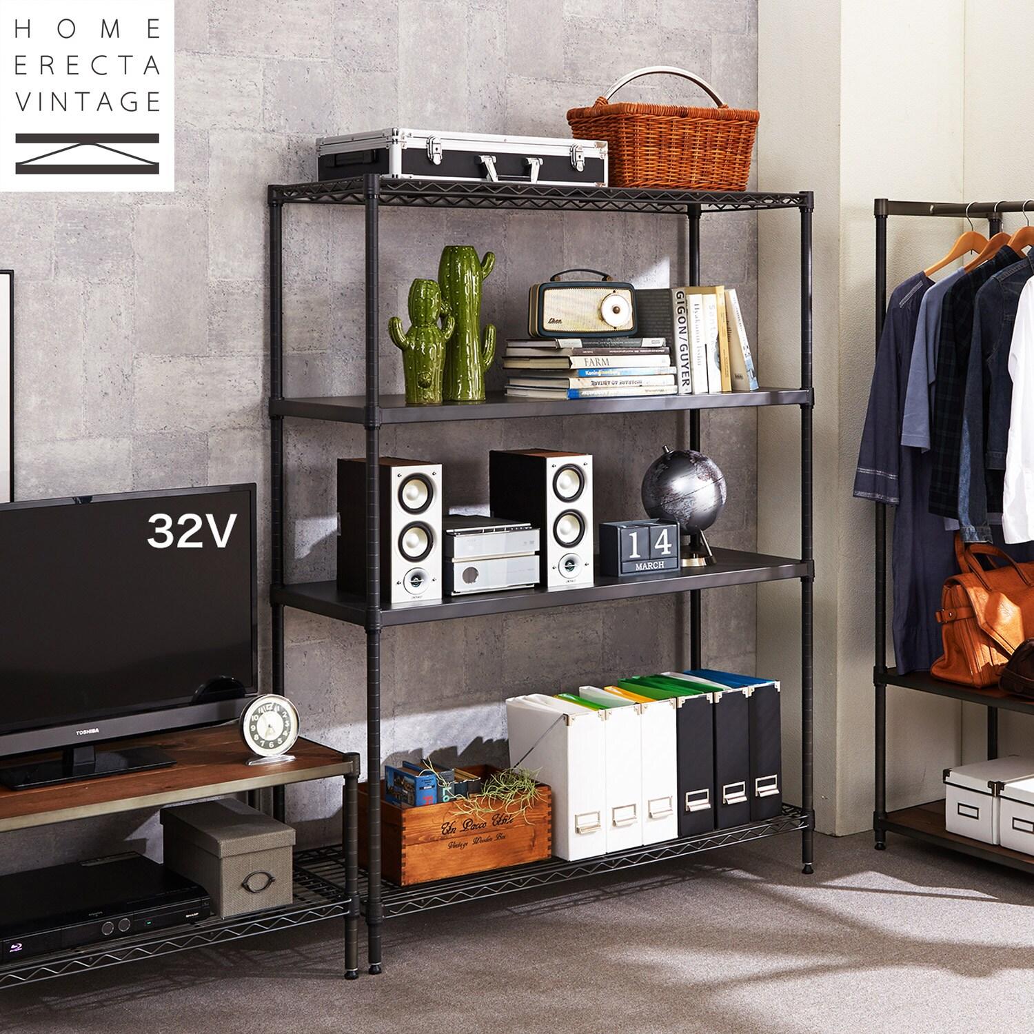 ヴィンテージ調スチールラック(奥行45cm)の商品写真