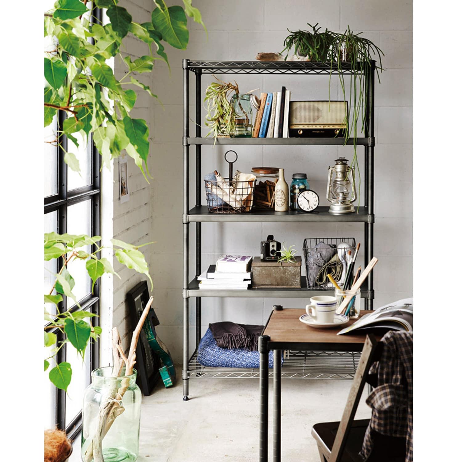 【追加用】ヴィンテージ調スチール棚板(奥行45cm)の商品写真