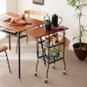 バタフライ天板のワゴンの商品写真