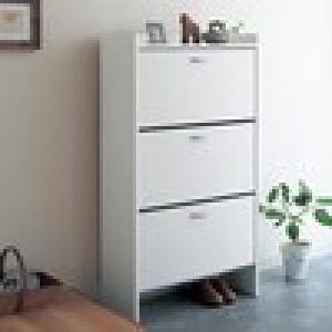 大量収納できる省スペースのシューズラックの商品写真