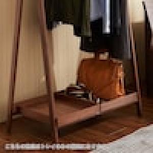 ウォルナット材のドレスラック専用トレイの商品写真