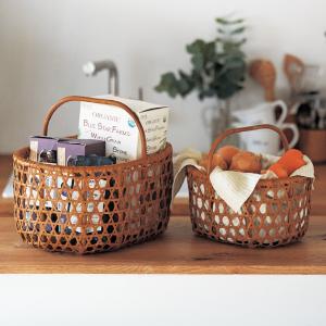 りんごかご風バスケットの商品写真