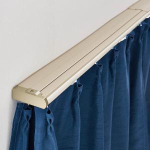 光の漏れにくいカバートップ付・静音・伸縮カーテンレールの商品写真