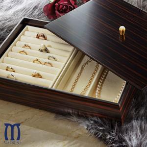 エボニー材を使ったアクセサリーケース・ジュエリーボックス"SHINBEY"の商品写真