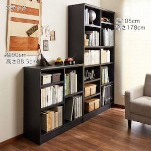 【幅1cmピッチサイズオーダー】シンプル深型ワイドラック(日本製)の商品写真