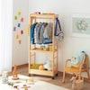 棚付きキッズハンガーラック <幅60cm>の商品写真