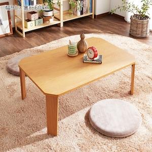 オーク材の折り畳みリビングテーブルの商品写真