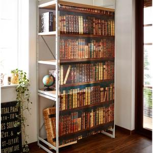 本棚みたいなタペストリー目隠しのれんの商品写真