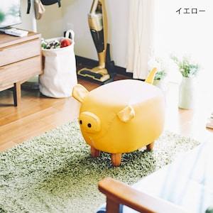 子ブタモチーフのスツールの商品写真