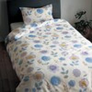 繊細なフラワー柄が素敵な綿素材の掛け布団カバー[日本製]の商品写真