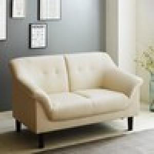 合皮のコンパクトソファ-<2人掛け/3人掛け>の商品写真