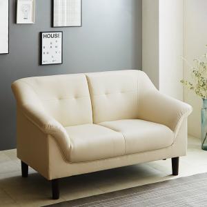 合皮のコンパクトソファ-<2人掛け/3人掛け>の商品写真