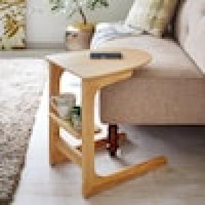 カップトレイ付きサイドテーブルの商品写真