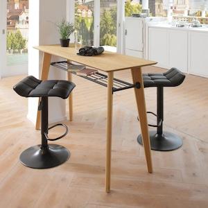 スッキリデザイン脚のカウンターテーブル <2人用>の商品写真