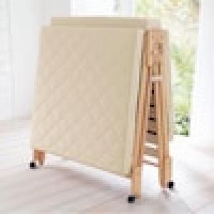 ひのきの折りたたみすのこベッド <ロータイプ/ハイタイプ>の商品写真