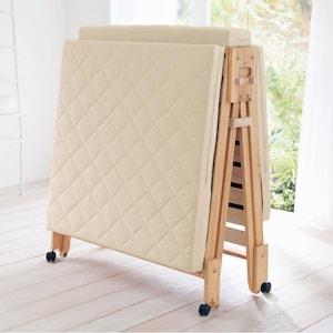 ひのきの折りたたみすのこベッド <ロータイプ/ハイタイプ>の商品写真