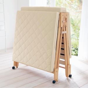 ひのきの折りたたみすのこベッド <ロータイプ/ハイタイプ>の商品写真