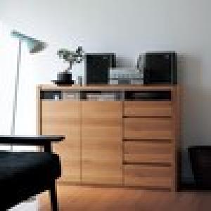 すっきりみえるにこだわったキャビネット[日本製]の商品写真