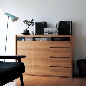 すっきりみえるにこだわったキャビネット[日本製]の商品写真