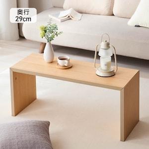 【5月6日までタイムセール】 タモ材のマルチに使えるシンプルラック <幅40/幅80cm>の商品写真