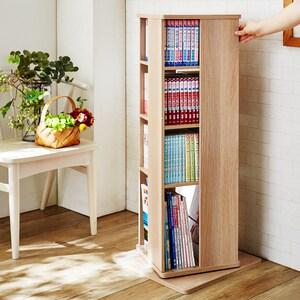 置き場所を選ばない回転式本棚・書棚の商品写真