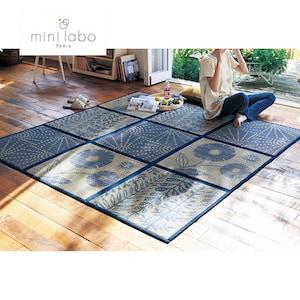 <標準タイプ>コンパクトに畳めるウレタン入りのい草ラグ「ミニラボ」の商品写真