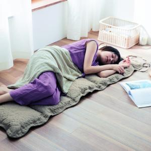 フレンチリネンスカラップごろ寝マットの商品写真