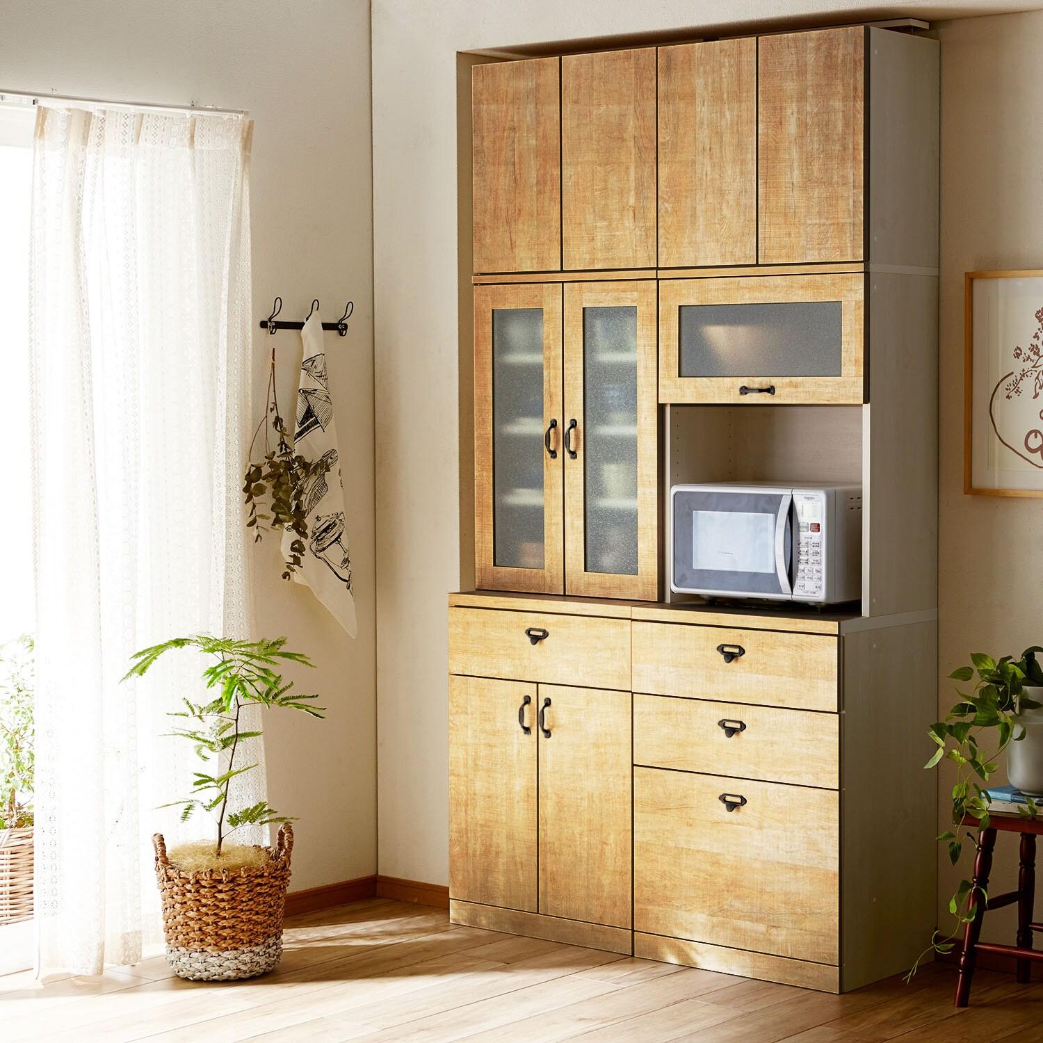 【高さ1cmピッチサイズオーダー】 壁面収納上置き キナコ(MIEL-3)の商品写真