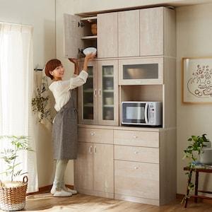 【高さ1cmピッチサイズオーダー】 壁面収納上置き ザラメ(MIEL-3)の商品写真