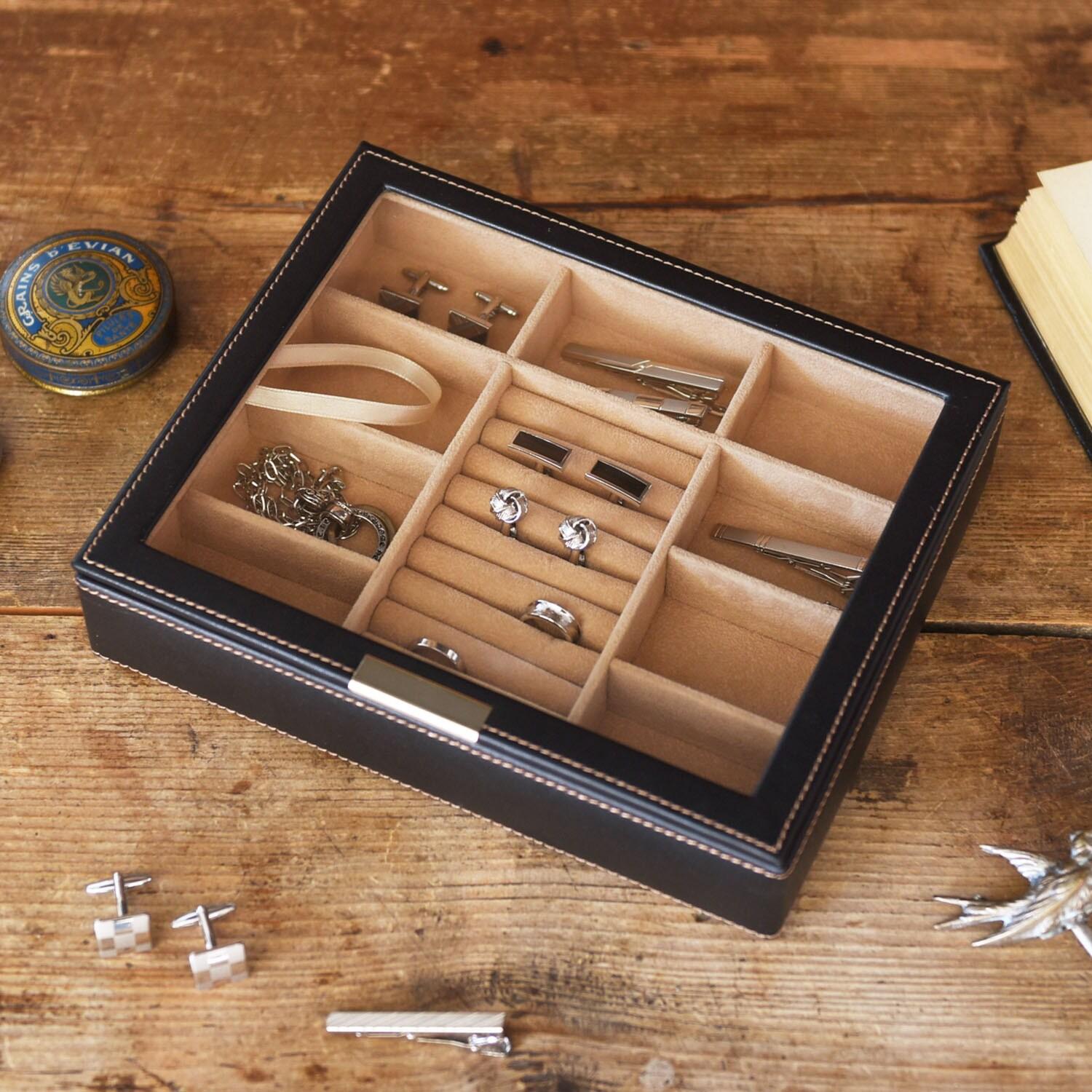男性用アクセサリーケース・ジュエリーボックスの商品写真