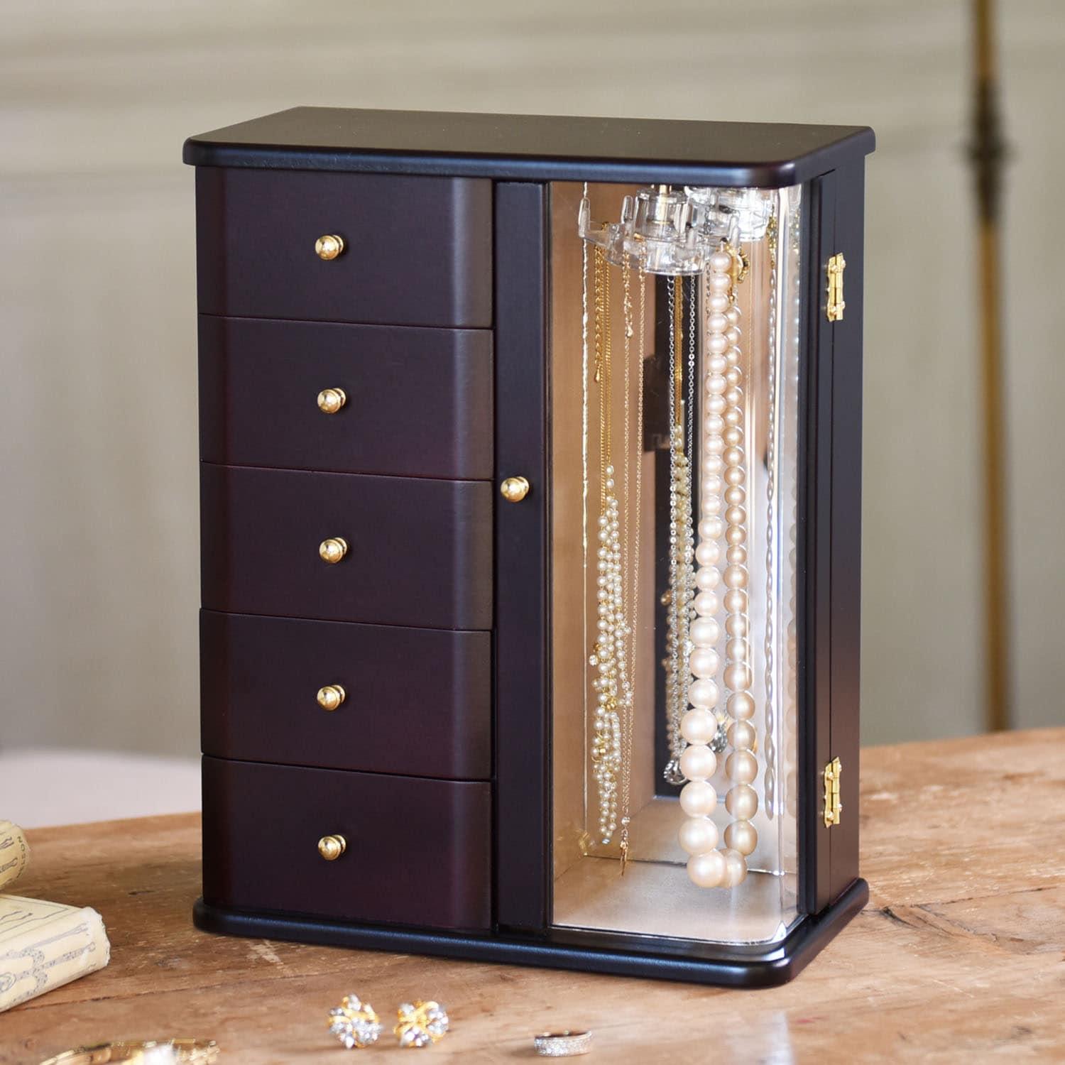 引出し付きアクセサリーケース・ジュエリーボックス[日本製]の商品写真