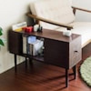 収納力のあるソファーサイドテーブルの商品写真