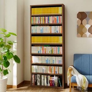 [日本製]1.5cmピッチの超薄型本棚・オープンラックの商品写真