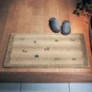 ギャベ風洗えるウィルトン織り玄関マット[日本製]の商品写真