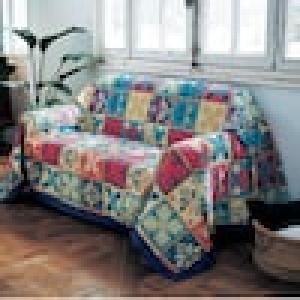 ハワイアン風ウォッシュキルトマルチカバー 「ミッキーモチーフ」の商品写真