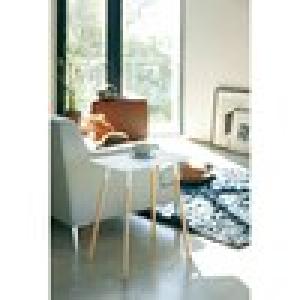 スチール天板のサイドテーブルの商品写真