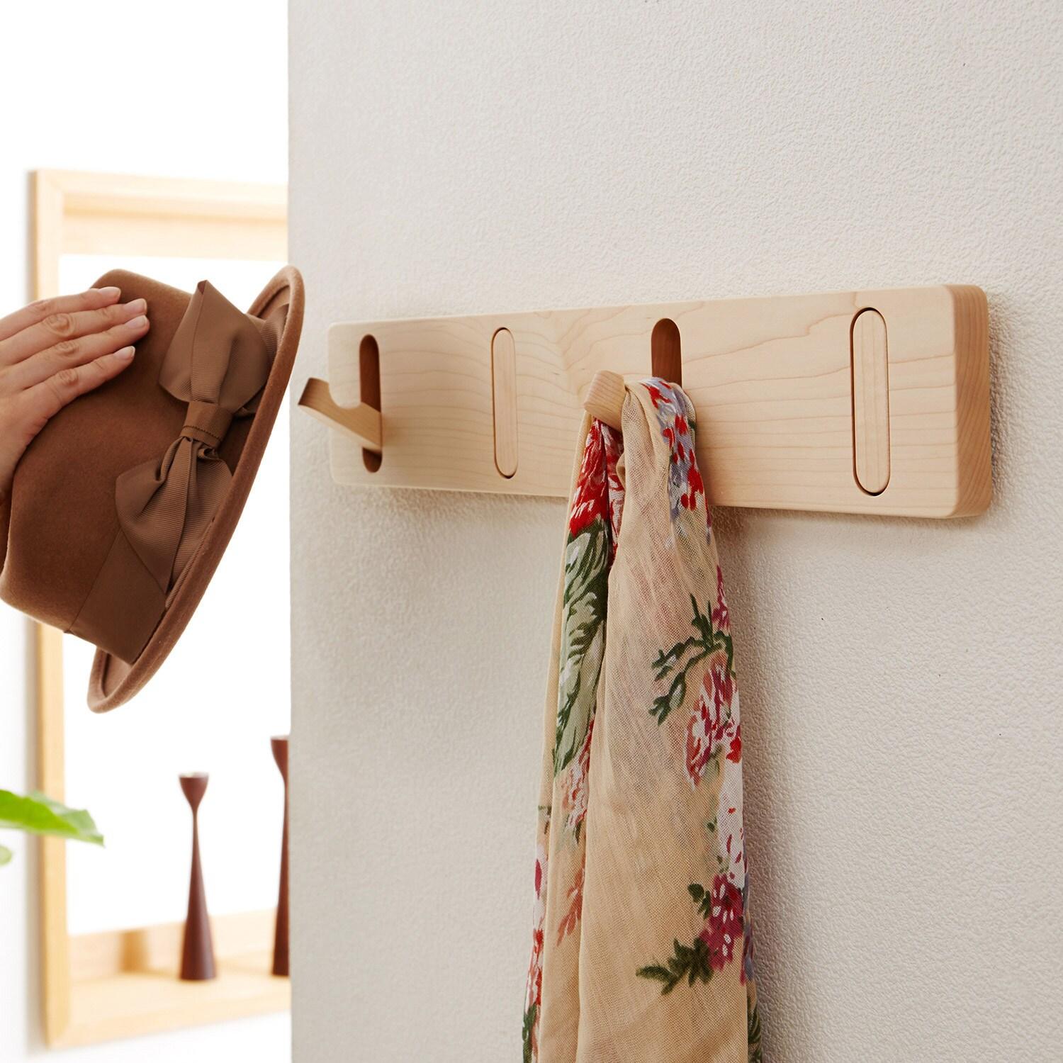 メープル材のウォールフックの商品写真