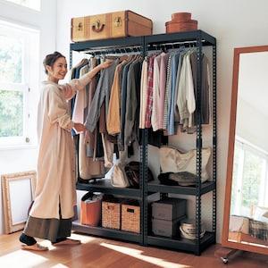 頑丈スチールハンガーラック <幅51/幅81cm>の商品写真