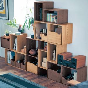 【5月6日までタイムセール】 桐の連結できるオープンラックの商品写真