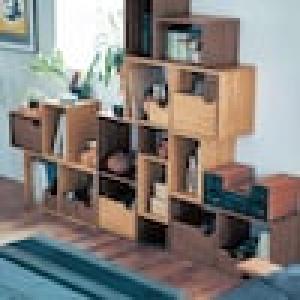 桐の連結できるオープンラック用ボックスの商品写真