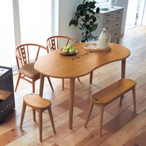 ビーンズ型ダイニングテーブル「ミッキーモチーフ」の商品写真