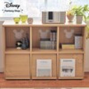 コンパクトフラップキャビネット「ミッキーモチーフ」の商品写真