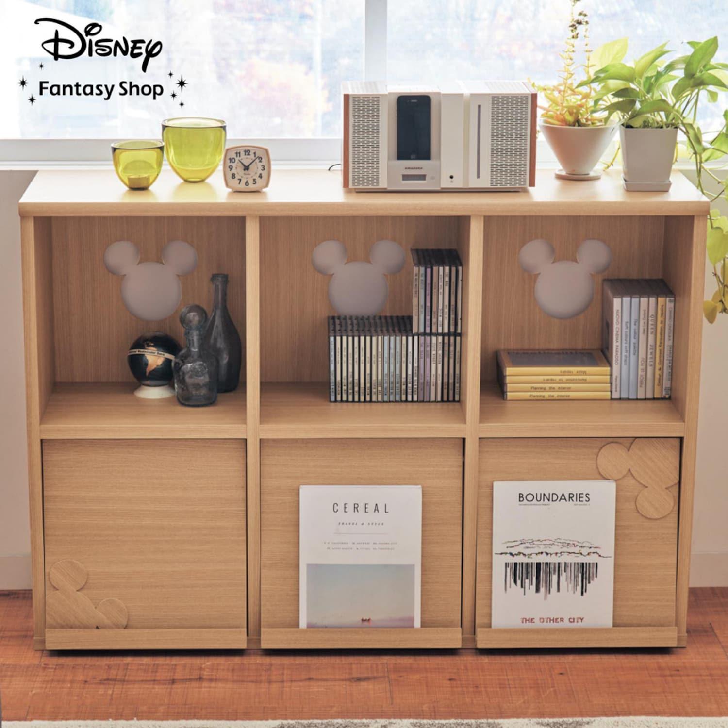 コンパクトフラップキャビネット「ミッキーモチーフ」の商品写真